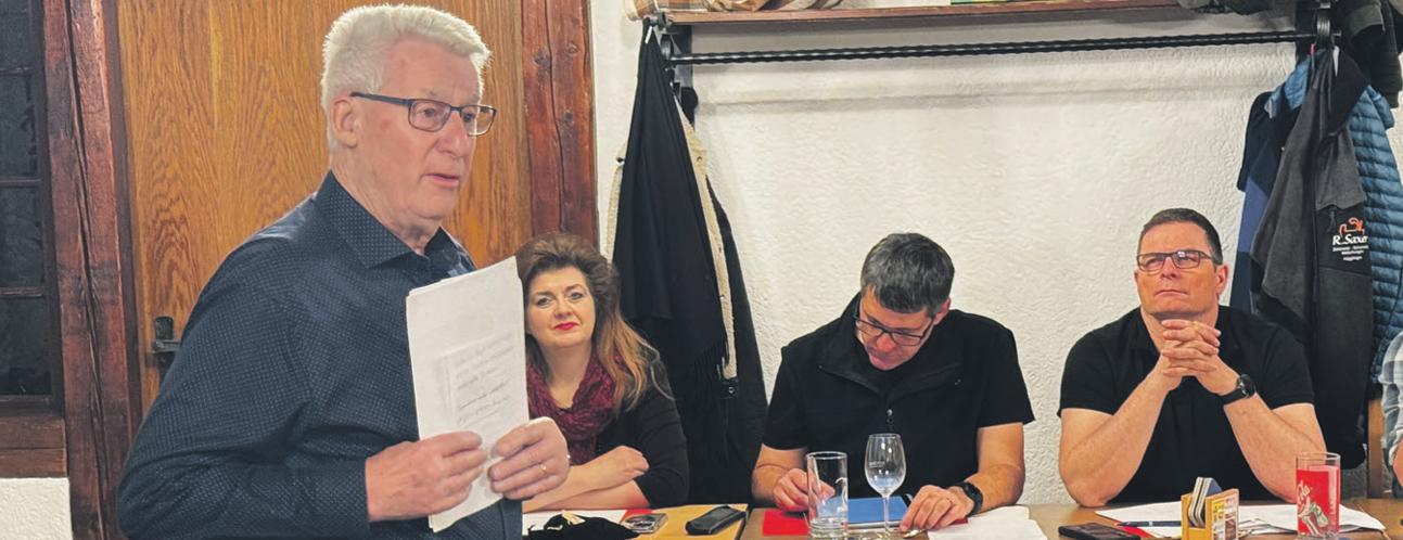 Vortrag von Heinz Widmer - Rückblick auf über 70 Jahre Gewerbeverein.